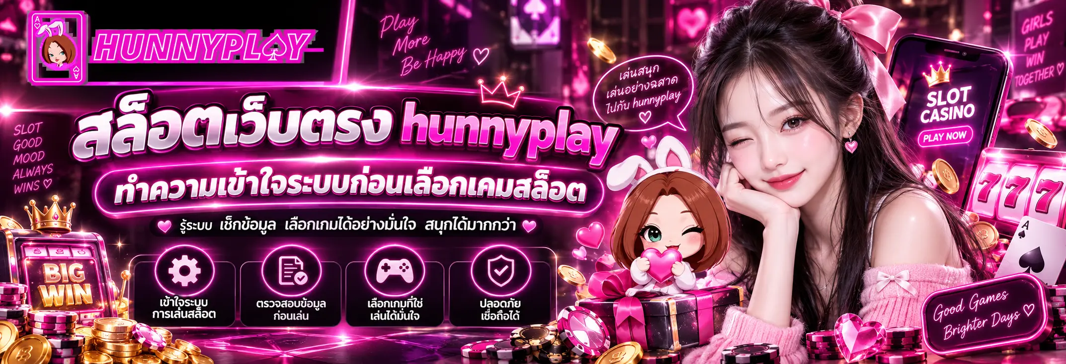 hunnyplay สล็อตเว็บตรง ทำความเข้าใจระบบก่อนเลือกเกมสล็อต